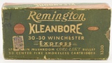 Collectors Box Of Remington .30-30 Win Ammo