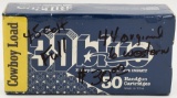 Collectors Box Of 3D Blue .45 Colt Cowboy Loads