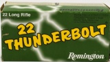 500 Rounds Of Remington Thunderbolt .22 LR Ammo