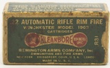 Rare Collectors Box Of .22 Winchester Auto Ammo