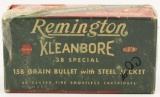 Collectors Box Of 50 Rds Of Remington .38 Special