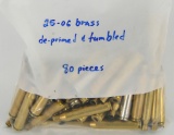 80 Count Of De-Primed & Tumbled .25-06 Empty Brass