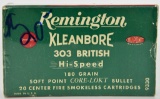 Collectors Box of 13 Rds Remington .303 Brit Ammo