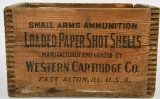 Vintage Western Small Arms Wood Ammo Crate