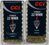 100 Rounds Of CCI Varmint .22 WMR Ammunition