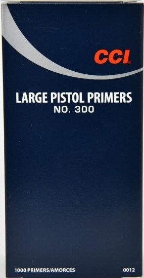 1000 CCI Large Pistol Primers No. 300