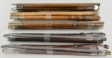 Lot of 5 Vintage Wood Cleaning Rods