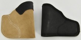 Lot of 2 Concealment Pistol Holsters