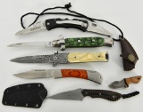 Lot of 6 Various Folding Pocket Knives