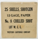 Collectors Box Of 25 Rds Western 12 Ga Paper