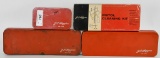 Lot of 4 Vintage Gun Cleaning kits-various sizes;