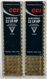 100 Rounds Of CCI Subsonic .22 LR HP Ammunition