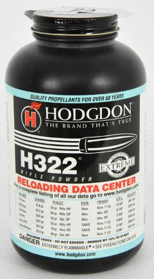 Hodgdon H322 Rifle Powder 1lb bottle