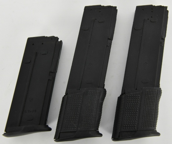 Lot of 3 FN Magazine FN Five-seveN 5.7x28mm