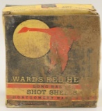 Collectors Box Of Wards Red Head 12 Ga Shotshells