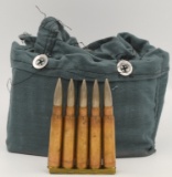 70 Rounds Of 8mm Ammo In Bandolier