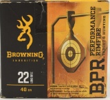 400 Rounds Of Browning BPR Target .22 LR Ammo
