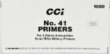 CCI No. 41 Primers for 5.56 Small Rifle Military