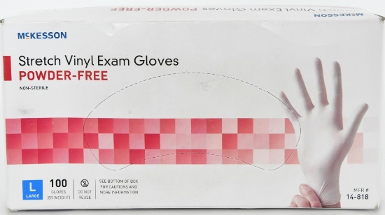 1 box McKeeson Stretch Vinyl Exam Gloves