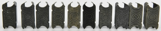 Lot of 10 Enbloc M-1 Garand Clips