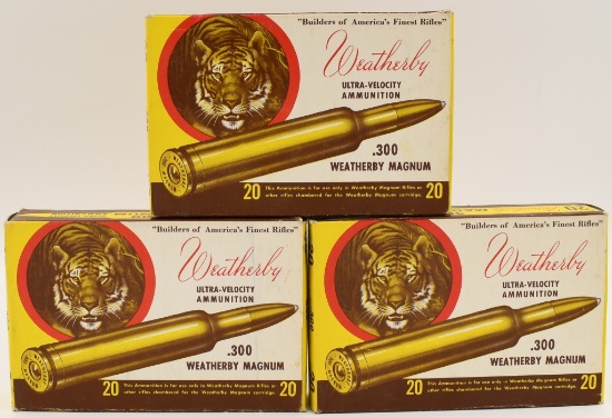 60 Count of Weatherby .300 WBY Mag Empty Brass