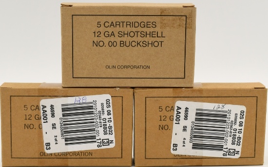 15 Rounds Of Military Grade 12 Ga 00 Buckshots