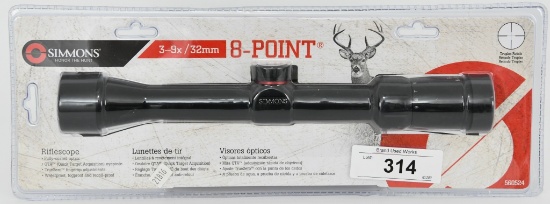 Simmons 8 Point Rifle Scope 3-9x 32mm Truplex NIP