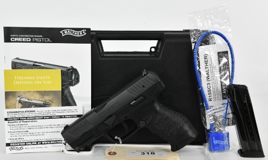 Walther Creed Semi Auto Pistol 9mm Luger
