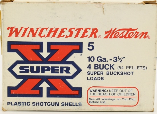 5 Rounds of Winchester Western 10 Ga Shotshells