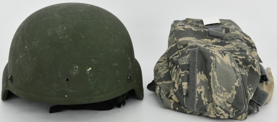 MSA Military Green Tactical Helmet Size X Large
