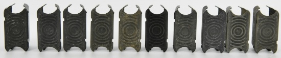 Lot of 10 Enbloc M-1 Garand Clips