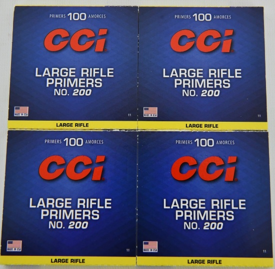 400 Count Of CCI Large Rifle Primers #200