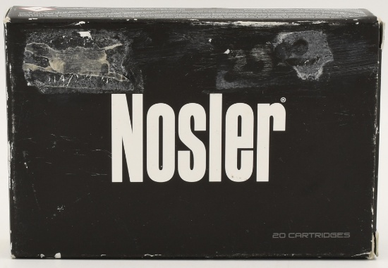 20 Rounds Of Nosler .280 Ackley IMP Ammunition