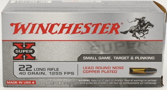 500 Rounds Winchester Super-X .22 LR Ammunition