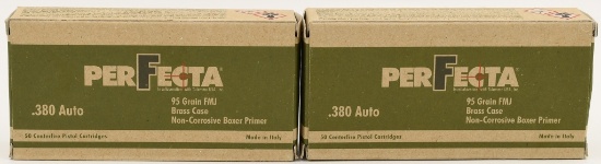 100 Rounds of PerFecta .380 Auto Ammunition