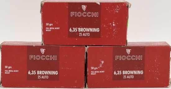 150 Rounds Fiocchi Shooting Dynamics .25 ACP
