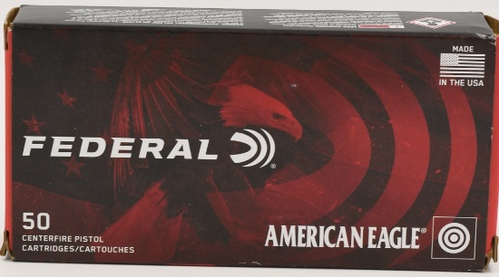 50 Rounds Federal American Eagle .380 ACP Ammo