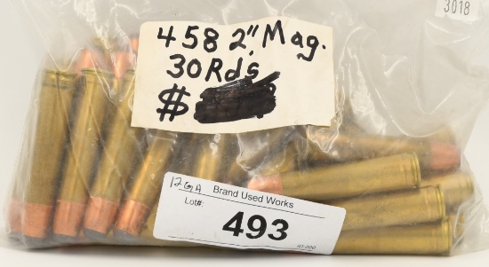 30 Rounds Of .458 2" Magnum Ammunition