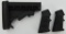 1 AR-15 Adjustable Butt Stock & 2 Pistol Grips