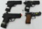 Lot of 4 Co2 & Air BB Gun Pistols