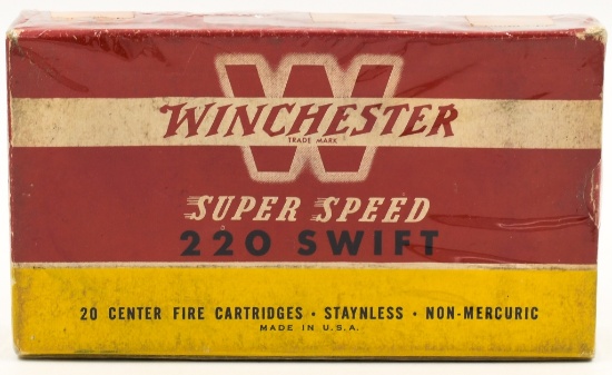 Collectors Box 20 Rds Winchester .220 Swift Ammo