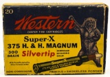 Collectors Box Of 20 Rds Western .375 H&H Mag