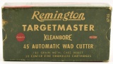 Collectors Box Of 50 Rds Remington .45 Auto Ammo