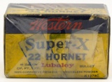 Collectors Box Of Western Super-X .22 Hornet Ammo