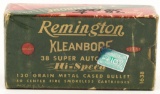 Collectors Box Of 50 Rds Remington .38 Super Auto