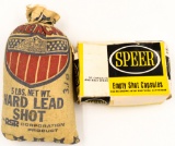 5 Lbs Hard Lead Shot Bag & Speer Shot Capsules