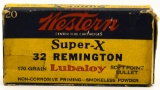 16 Rounds Of Western Super-X .32 Rem Ammo