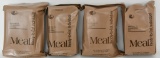 Lot of 4 Sealed MRE Ready to Eat Meals