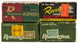 Lot of 4 Collector .22 Short Ammo Boxes Full