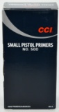CCI Small pistol primers No. 500 1000 primers